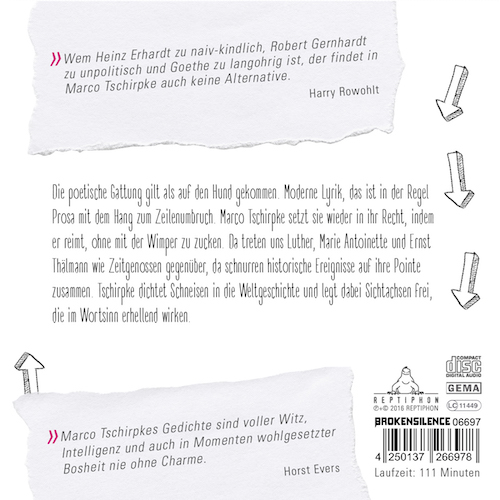 Cover Hörbuch «Frühling, Sommer, Herbst und Günther» Rückseite